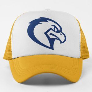 NEW Marquette Golden Eagles Head Foam Trucker Mesh Snapback Hat 2TONE GOLDENROD
